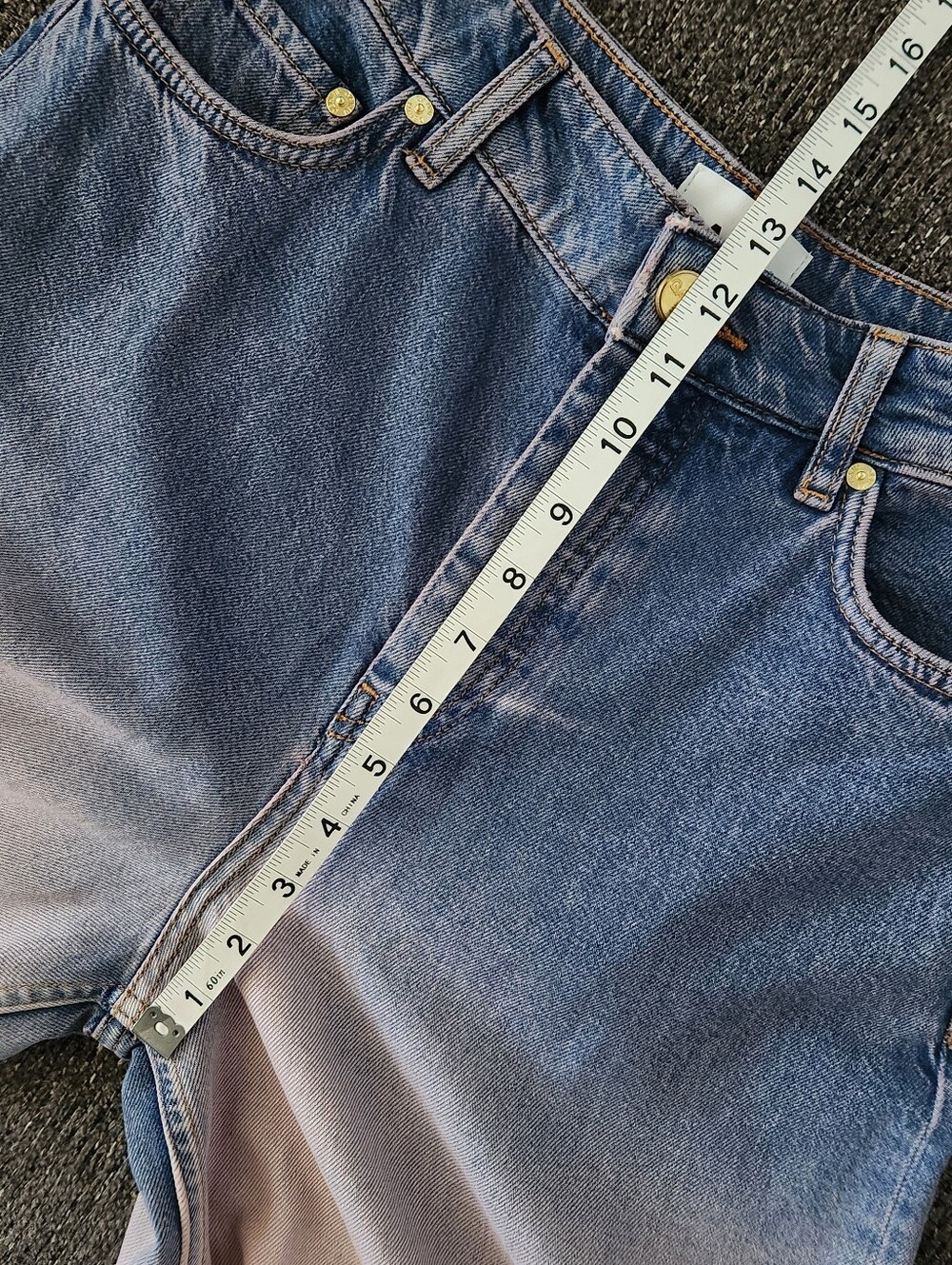 👖Ganni👖- Future Ombre High-Rise Wide Leg Jean - Picture 13 of 16
